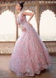 Bridal Wear Designer Champagne Pink Gown